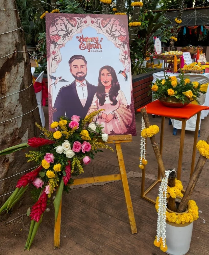 Bespoke Welcome Easel
