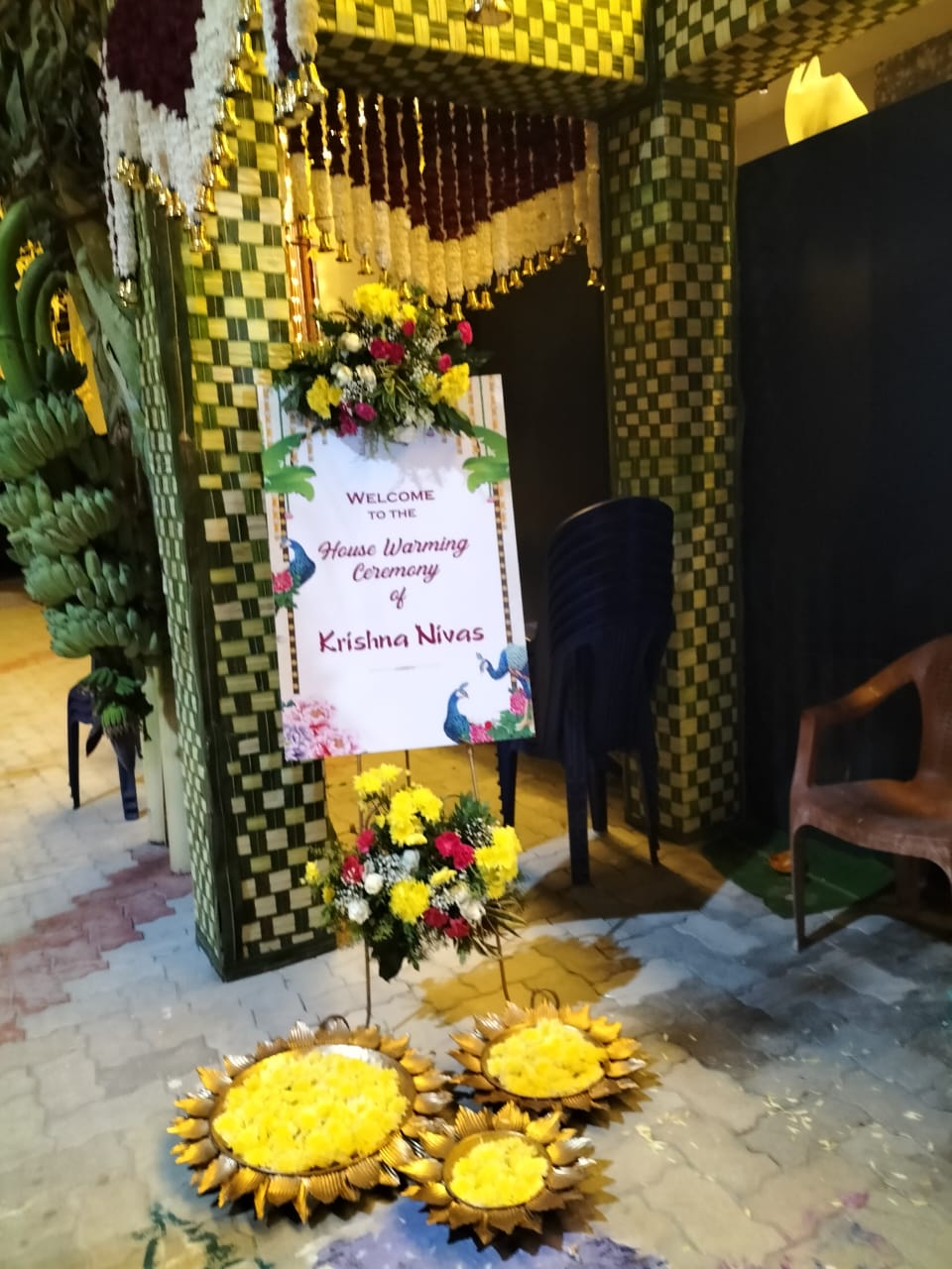 Griha Pravesh Welcome Decor