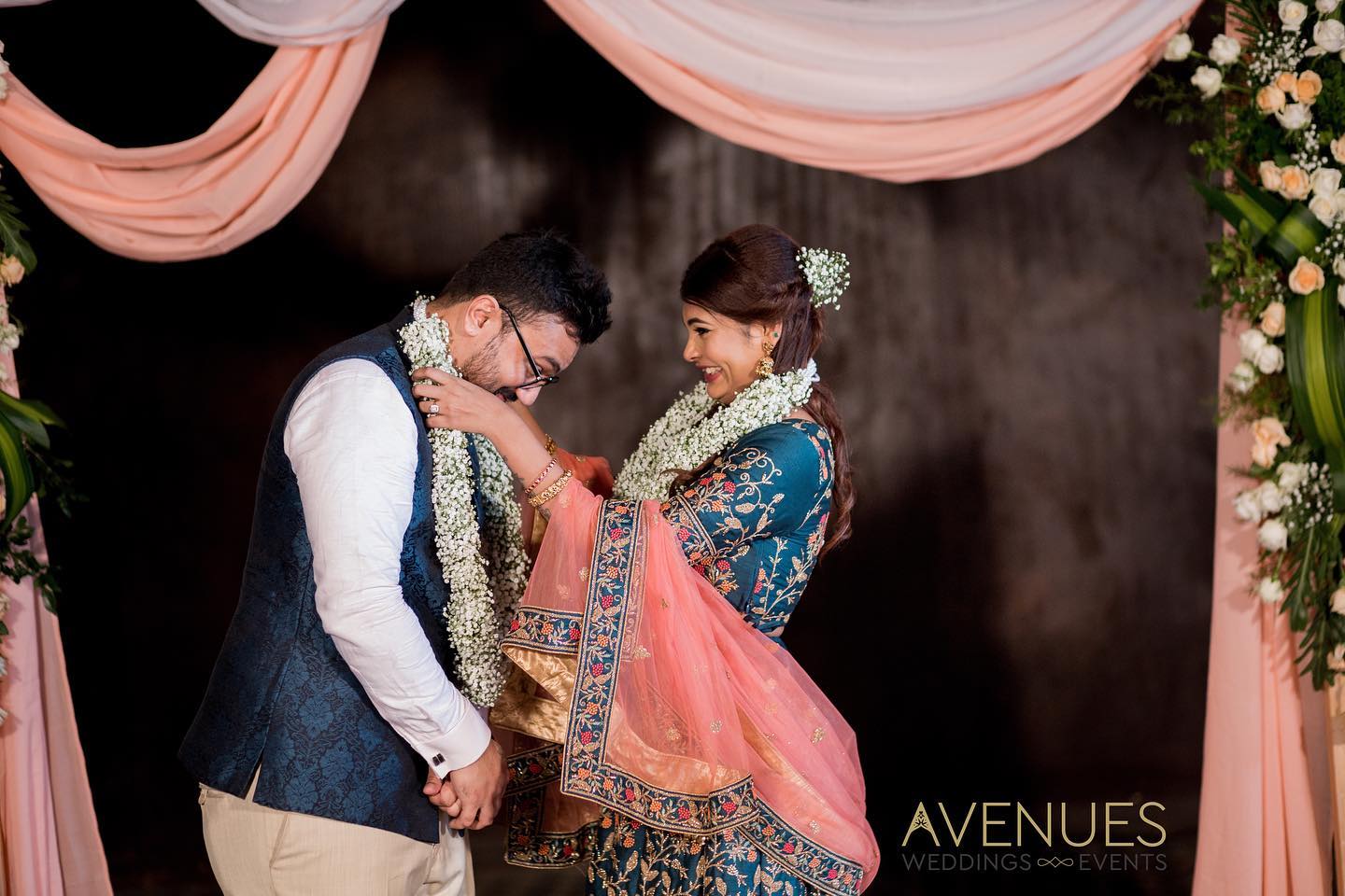 Jaimala Under Blush Drapes