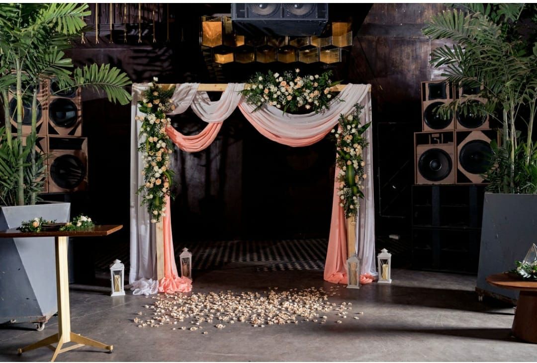 Blush & Ivory Nightfall Arch