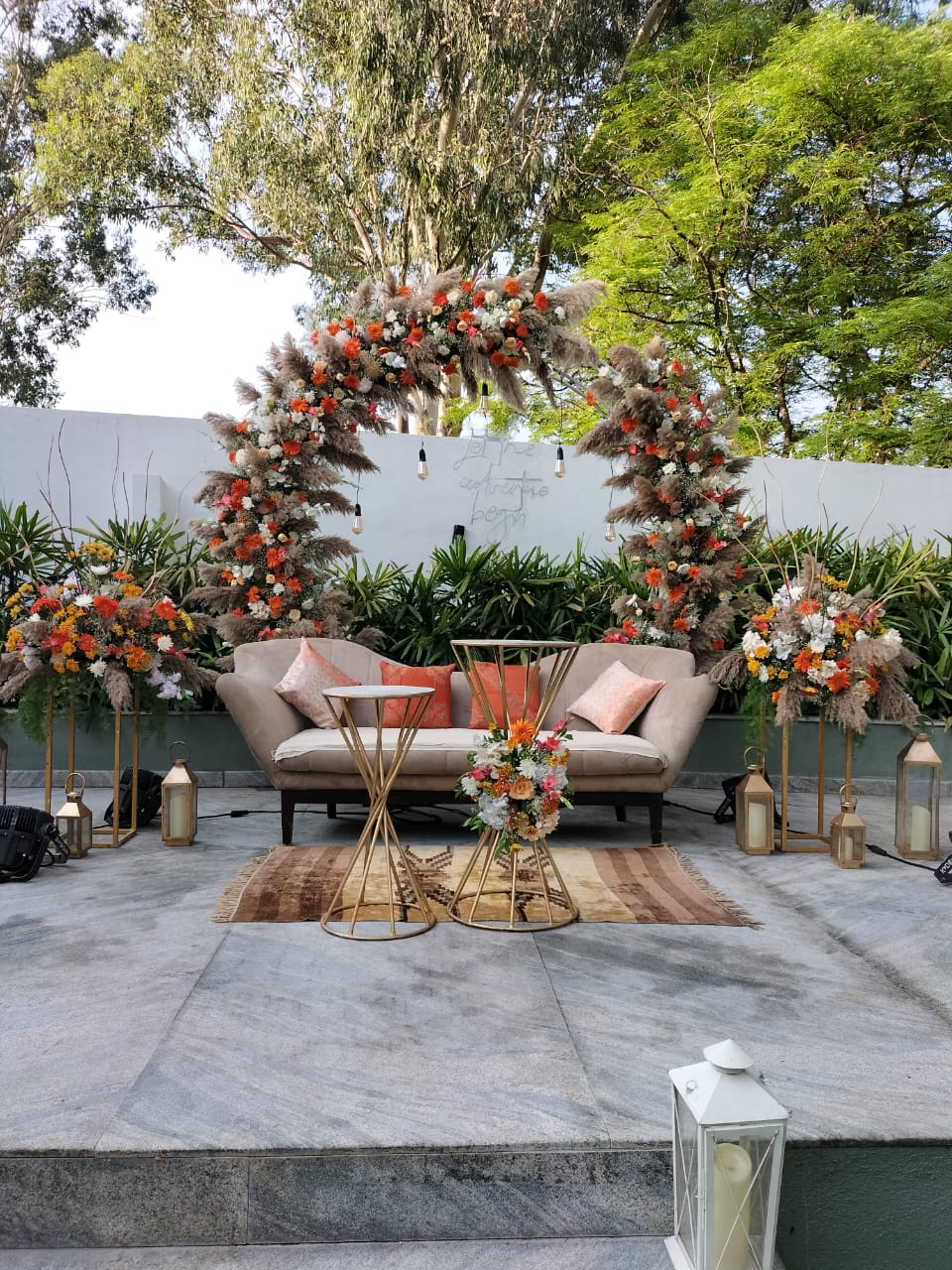 Pampas & Bloom Engagement Lounge