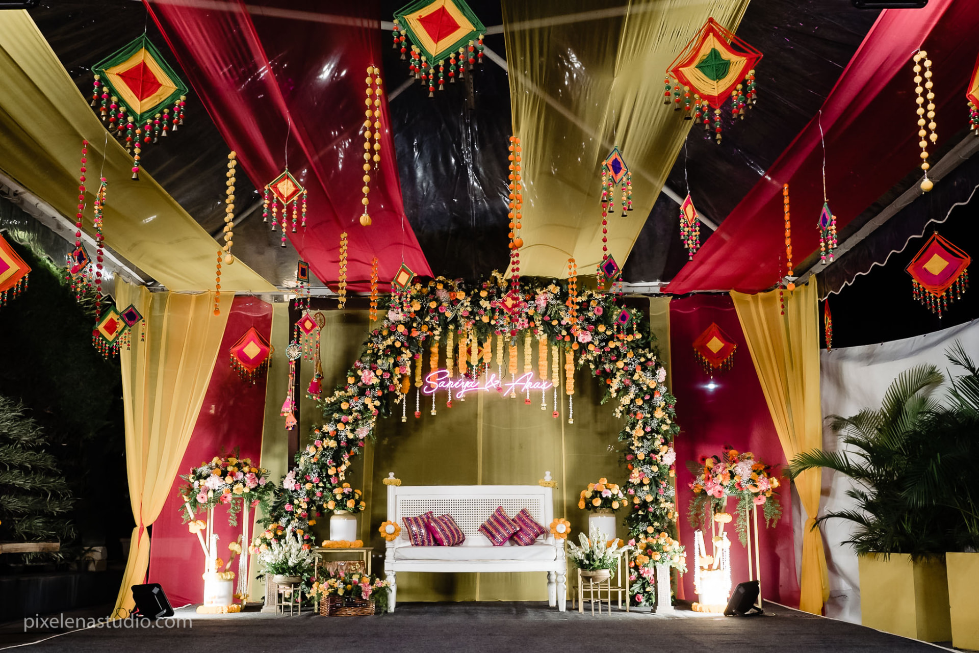 Vibrant Nights Mehendi Mandap