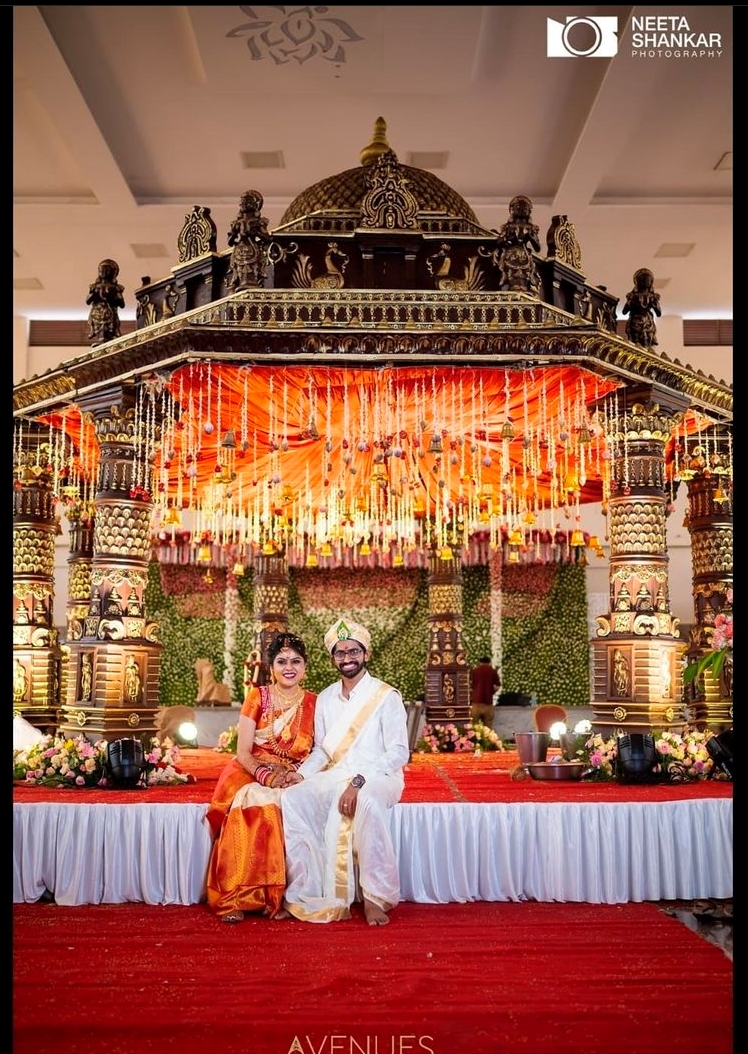 Carved Temple Mandap